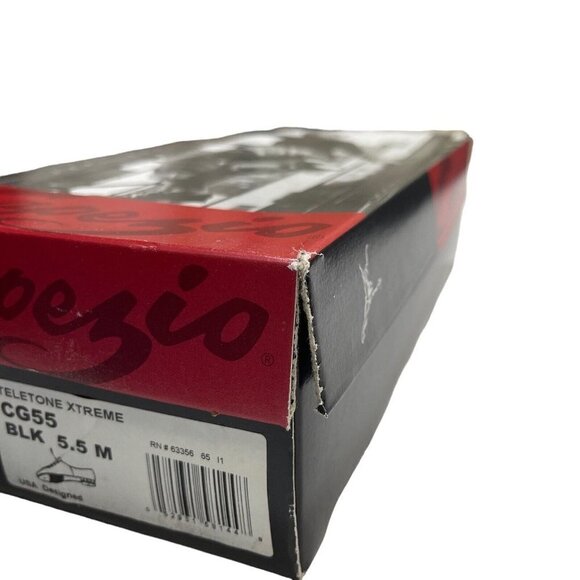 CAPEZIO CG55 TELETONE XTREME Tap Shoes Womens Size 5.5 M Black Lace-Up Dance NEW - Picture 12 of 14